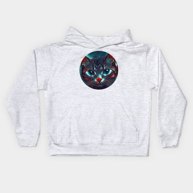 Affectionate mycat, revolution for cats Kids Hoodie by GoranDesign